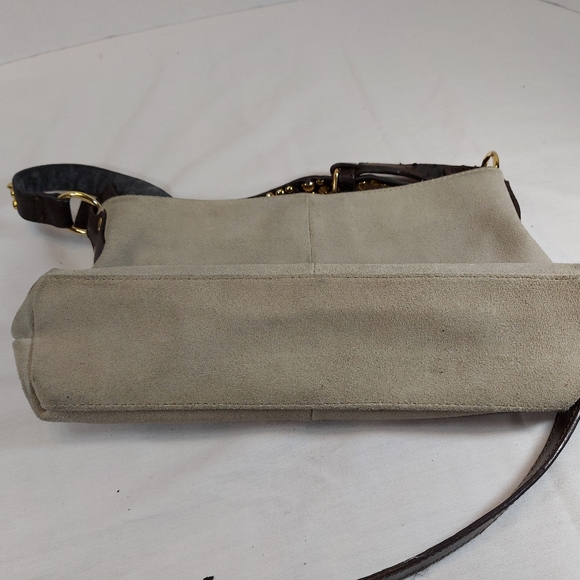 Lollipops Atelier Micro Suede Leather Hobo Purse Handbag - Picture 3 of 7